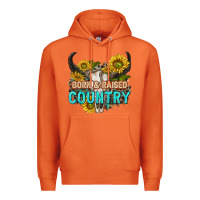 Carrot born and raised country tbw Premium Hoodie - texasbilliewilder
