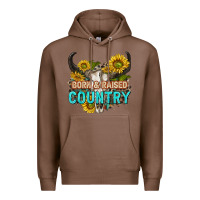 Chestnut born and raised country tbw Premium Hoodie - texasbilliewilder