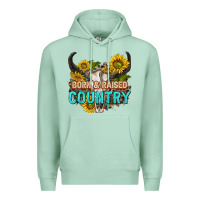 Seafoam born and raised country tbw Premium Hoodie - texasbilliewilder