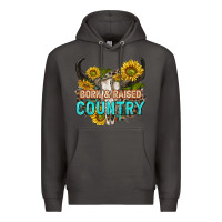 Smoke born and raised country tbw Premium Hoodie - texasbilliewilder