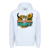 White born and raised country tbw Premium Hoodie - texasbilliewilder