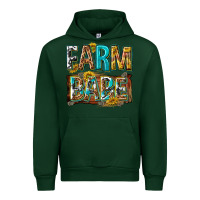 Foreset Green western farm babe Urban Hoodie - texasbilliewilder