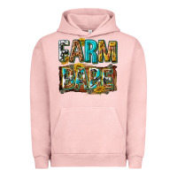 Pigment Salmon western farm babe Urban Hoodie - texasbilliewilder