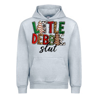 Heather Grey Little debbie slut Christmas Urban Hoodie - RanaPortraitStore