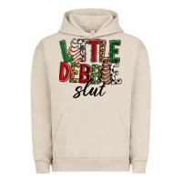 Pigment French Oak Little debbie slut Christmas Urban Hoodie - RanaPortraitStore