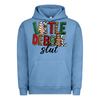 Pigment Pebble Blue Little debbie slut Christmas Urban Hoodie - RanaPortraitStore