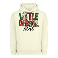 Pigment Pistachio Little debbie slut Christmas Urban Hoodie - RanaPortraitStore