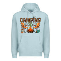 Blue Mist camping life Premium Hoodie - texasbilliewilder