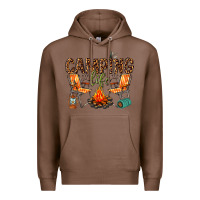 Chestnut camping life Premium Hoodie - texasbilliewilder