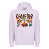 Lilac camping life Premium Hoodie - texasbilliewilder