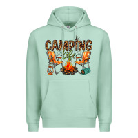 Seafoam camping life Premium Hoodie - texasbilliewilder
