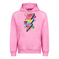 Fuchsia Pink lightning bolt autism Urban Hoodie - Zillion Design Studio