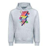 Heather Grey lightning bolt autism Urban Hoodie - Zillion Design Studio