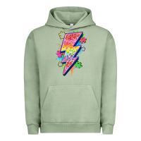 Pigment Oil Green lightning bolt autism Urban Hoodie - Zillion Design Studio