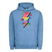 Pigment Pebble Blue lightning bolt autism Urban Hoodie - Zillion Design Studio
