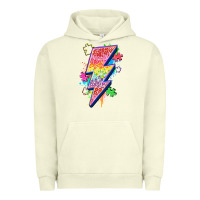 Pigment Pistachio lightning bolt autism Urban Hoodie - Zillion Design Studio