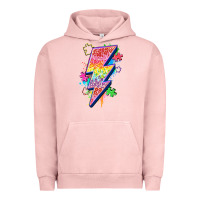 Pigment Salmon lightning bolt autism Urban Hoodie - Zillion Design Studio