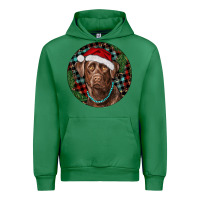 Emerald Labrador Retriever Christmas Urban Hoodie - RanaPortraitStore