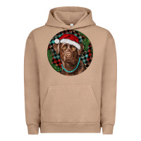Pigment Burro Labrador Retriever Christmas Urban Hoodie - RanaPortraitStore
