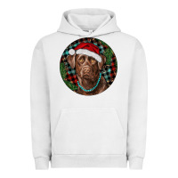 Pigment Lunar Rock Labrador Retriever Christmas Urban Hoodie - RanaPortraitStore