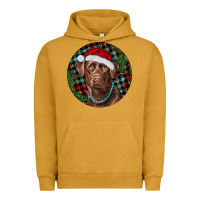 Pigment Peanut Butter Labrador Retriever Christmas Urban Hoodie - RanaPortraitStore