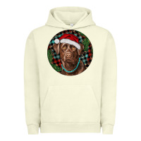 Pigment Pistachio Labrador Retriever Christmas Urban Hoodie - RanaPortraitStore