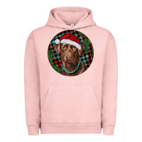 Pigment Salmon Labrador Retriever Christmas Urban Hoodie - RanaPortraitStore