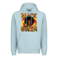 Blue Mist black queen Premium Hoodie - Zillion Design Studio