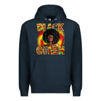 Navy black queen Premium Hoodie - Zillion Design Studio