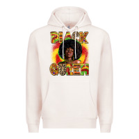 Pale Pink black queen Premium Hoodie - Zillion Design Studio