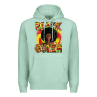 Seafoam black queen Premium Hoodie - Zillion Design Studio