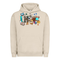 Pigment French Oak i hook it up sewing Urban Hoodie - Zillion Design Studio