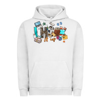 Pigment Lunar Rock i hook it up sewing Urban Hoodie - Zillion Design Studio