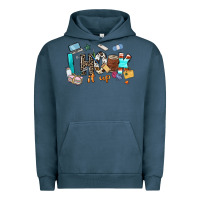 Pigment Midnight Navy i hook it up sewing Urban Hoodie - Zillion Design Studio