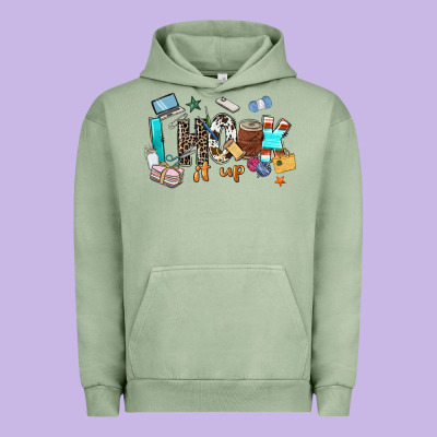 I Hook It Up Sewing Urban Hoodie Designed By Zillion Design Studio