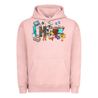 Pigment Salmon i hook it up sewing Urban Hoodie - Zillion Design Studio