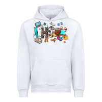 White i hook it up sewing Urban Hoodie - Zillion Design Studio