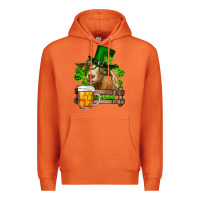 Carrot St. Patrick's Day Goat And Beer Premium Hoodie - RanaPortraitStore