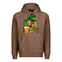 Chestnut St. Patrick's Day Goat And Beer Premium Hoodie - RanaPortraitStore
