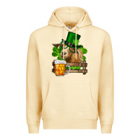 Pina Colada St. Patrick's Day Goat And Beer Premium Hoodie - RanaPortraitStore