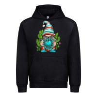 Black western gnome with turquoise gemstone Urban Hoodie - texasbilliewilder