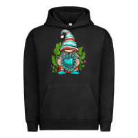 Pigment Black western gnome with turquoise gemstone Urban Hoodie - texasbilliewilder