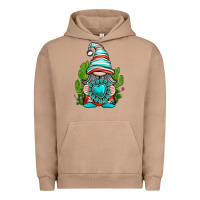 Pigment Burro western gnome with turquoise gemstone Urban Hoodie - texasbilliewilder