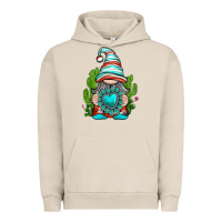 Pigment French Oak western gnome with turquoise gemstone Urban Hoodie - texasbilliewilder