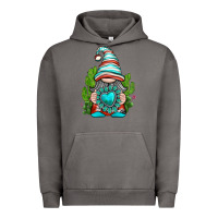 Pigment Tornado western gnome with turquoise gemstone Urban Hoodie - texasbilliewilder