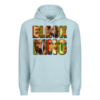 Blue Mist black king Premium Hoodie - Zillion Design Studio