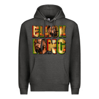 Charcoal Heather black king Premium Hoodie - Zillion Design Studio