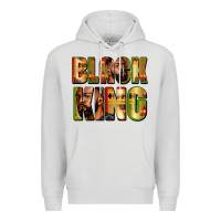 Dove Grey black king Premium Hoodie - Zillion Design Studio