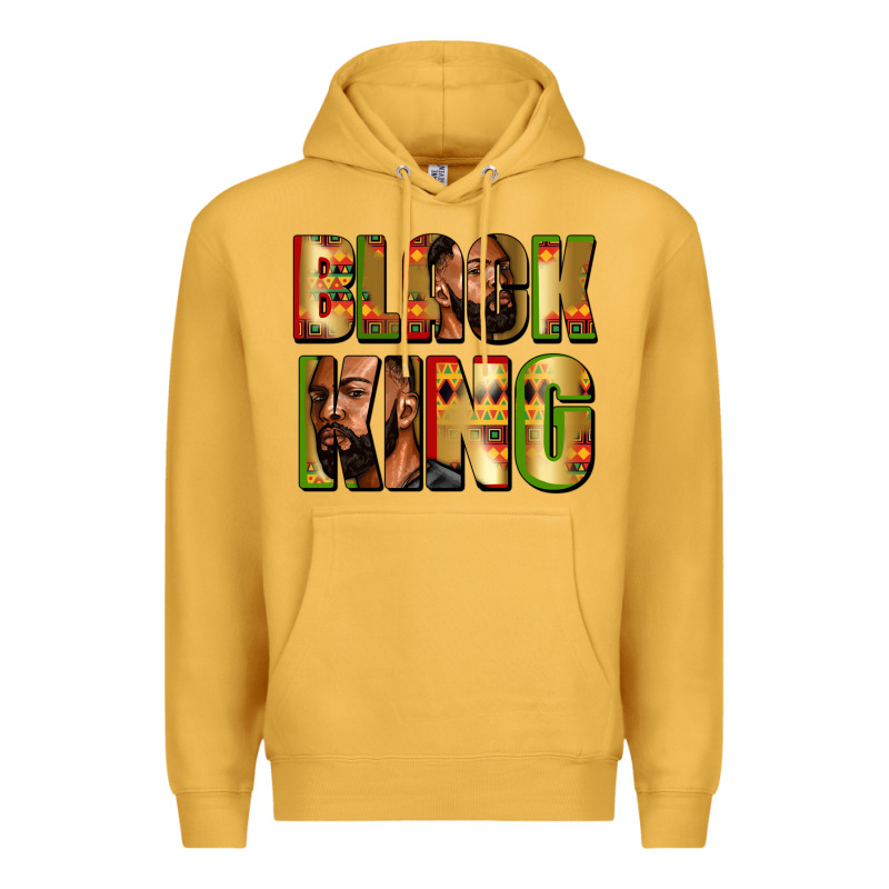 Black King Premium Hoodie by Zillion Design Studio | Teevron
