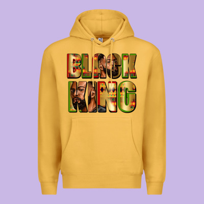 Black King Premium Hoodie Designed By Zillion Design Studio